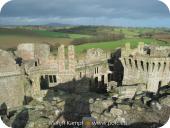 20188 View over Pitched stone court Raglan Castle.jpg